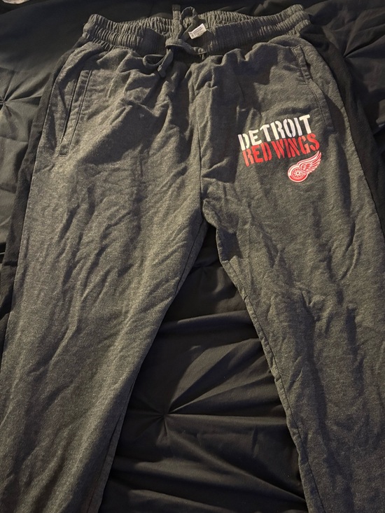 Other - Detroit Red Wings Charcoal Gray Logo Sweatpants